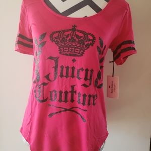 Pink Juicy Couture short sleeve tee shirt S